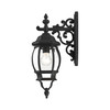 LIVEX LIGHTING 7706-14 Frontenac 1 Lt Textured Black  Outdoor  Wall Lantern