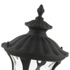 LIVEX LIGHTING 7848-14 1 Light Textured Black Outdoor Post Top Lantern