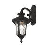 LIVEX LIGHTING 7851-14 Oxford 1 Lt Textured Black Outdoor Wall Lantern