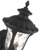 LIVEX LIGHTING 7852-14 Oxford 1 Lt Textured Black Outdoor Wall Lantern