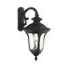 LIVEX LIGHTING 7853-14 Oxford 1 Lt Textured Black Outdoor Wall Lantern