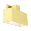 LIVEX LIGHTING 22423-12 Lynx 1 Lt Satin Brass Outdoor ADA Wall Sconce