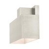 LIVEX LIGHTING 22423-91 Lynx 1 Lt Brushed Nickel Outdoor ADA Wall Sconce