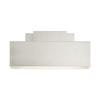 LIVEX LIGHTING 22424-91 Lynx 2 Lt Brushed Nickel Outdoor ADA Wall Sconce