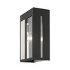 LIVEX LIGHTING 27413-04 Lafayette 1 Lt Black Outdoor Wall Lantern