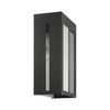 LIVEX LIGHTING 27413-04 Lafayette 1 Lt Black Outdoor Wall Lantern