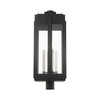 LIVEX LIGHTING 27719-04 4 Light Black Outdoor Post Top Lantern