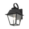 LIVEX LIGHTING 27212-04 Mansfield 1 Lt Black Outdoor Wall Lantern