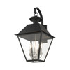 LIVEX LIGHTING 27222-04 Mansfield 4 Lt Black Outdoor Wall Lantern