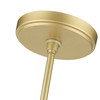 LIVEX LIGHTING 49866-33 Calinda 7 Lt Soft Gold Pendant Chandelier