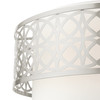LIVEX LIGHTING 49865-91 Calinda 4 Lt Brushed Nickel Pendant Chandelier