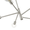 LIVEX LIGHTING 45865-91 Bannister 5 Lt Brushed Nickel Chandelier