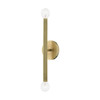 LIVEX LIGHTING 46981-01 2 Light Antique Brass ADA Sconce