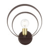 LIVEX LIGHTING 46422-07 1 Light Bronze ADA Single Sconce