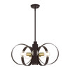 LIVEX LIGHTING 46425-07 Modesto 6 Lt Bronze Chandelier