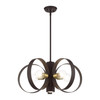 LIVEX LIGHTING 46425-07 Modesto 6 Lt Bronze Chandelier