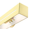 LIVEX LIGHTING 16682-12 Soma 2 Lt Satin Brass ADA Vanity Sconce