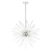 LIVEX LIGHTING 41259-05 Utopia 12 Lt Polished Chrome Foyer Pendant Chandelier