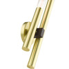 LIVEX LIGHTING 49992-12 2 Light Satin Brass ADA Double Sconce