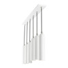 LIVEX LIGHTING 46757-69 Ardmore 6 Lt Shiny White Finish  Linear Pendant