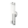 LIVEX LIGHTING 10142-05 1 Light Polished Chrome ADA Single Sconce