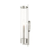 LIVEX LIGHTING 10142-91 1 Light Brushed Nickel ADA Single Sconce