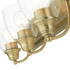 LIVEX LIGHTING 17073-01 Birmingham 3 Lt Antique Brass Vanity Sconce