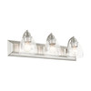 LIVEX LIGHTING 17073-91 Birmingham 3 Lt Brushed Nickel Vanity Sconce