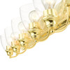 LIVEX LIGHTING 17075-02 Birmingham 5 Lt Polished Brass Vanity Sconce