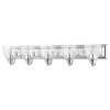 LIVEX LIGHTING 17075-05 Birmingham 5 Lt Polished Chrome Vanity Sconce