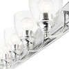 LIVEX LIGHTING 17075-05 Birmingham 5 Lt Polished Chrome Vanity Sconce