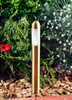 DABMAR LIGHTING LV-LED62-AMB-BS 14" MINI BOLLARD PRISMATIC LENS 3.0w AMBER JC-LED 12V, Brass