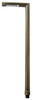 DABMAR LIGHTING LV-LED33-AMB-WBS CAST BRASS MODERN PATH LIGHT 30W AMBER 48 LEDS 12V         , Weathered Brass