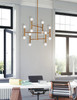 DAINOLITE AVA-2012C-VB 12 Light Chandelier, Vintage Bronze Finish