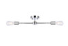 Living District LD2348C Zane 2 lights chrome flush mount