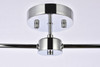 Living District LD2348C Zane 2 lights chrome flush mount