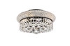 ELEGANT LIGHTING V1800F12BK/RC  Primo 12 inch black flush mount