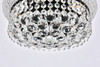 ELEGANT LIGHTING V1800F12BK/RC  Primo 12 inch black flush mount
