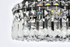 ELEGANT LIGHTING V2030F12BK/RC  Maxime 12 inch black flush mount
