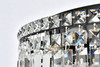 ELEGANT LIGHTING V2030F24BK/RC  Maxime 24 inch black flush mount