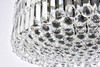 ELEGANT LIGHTING V2030D24BK/RC  Maxime 24 inch black chandelier