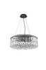 ELEGANT LIGHTING V2030D24BK/RC  Maxime 24 inch black chandelier