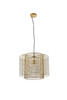 Living District LD2344BR Deleon 1 light brass pendant