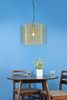 Living District LD2344BR Deleon 1 light brass pendant