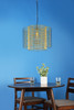 Living District LD2344BR Deleon 1 light brass pendant