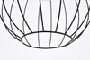 Living District LD2345BK Wetzel 1 light black pendant