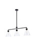 Living District LD2502BK Mera 3 lights black pendant