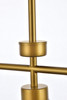 Living District LD2502BR Mera 3 lights brass pendant