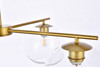 Living District LD2331BR Opus 4 lights brass pendant