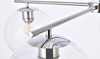 Living District LD2331C Opus 4 lights chrome pendant